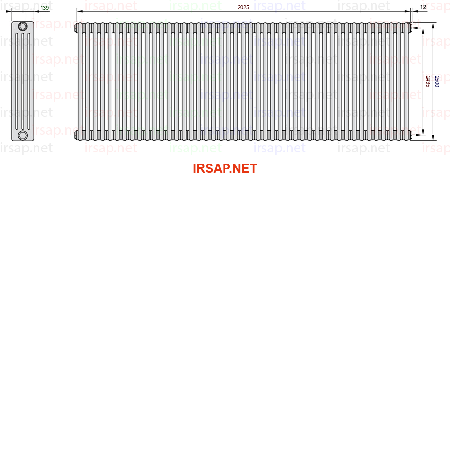 Радиатор IRSAP Tesi 42500/45 T30 CL 01